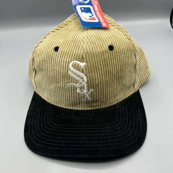 Vintage Chicago White Sox Hat Men Corduroy Twins‎ Enterprise Strap Back Cap New